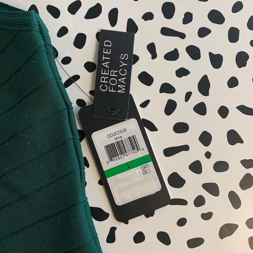 GUESS Women’s Green Bandage Mesh Dress | L - Picture 7 of 11
